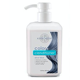 Keracolor Color Clenditioner Colour Shampoo Silver Blue 355ml