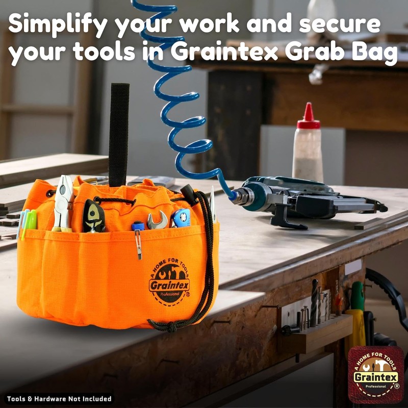 Graintex GB2890 - Bolsa de mano (18 bolsillos, cierre de