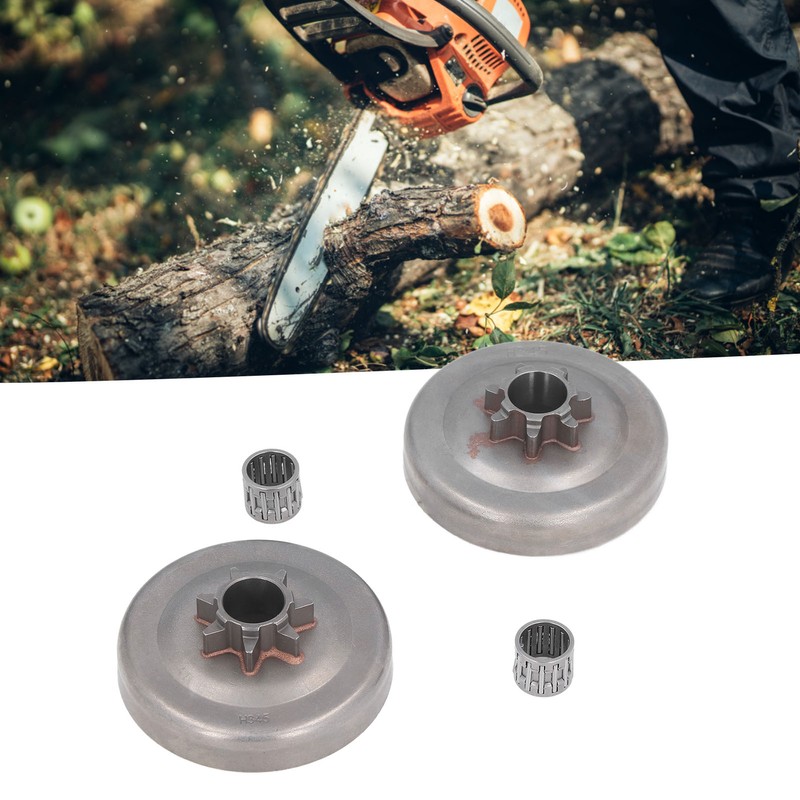 Chainsaw 7 Tooth Clutch Drum Needle Bearing Kit Sprocket Accessories