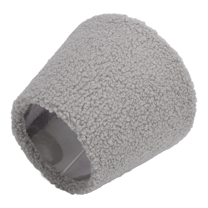 Plush Cloth Lamp Shade Replacement Decorative Soft Comfortable Cone Round