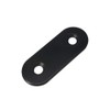 Alamic Straight Brace Stainless Steel Black Straight Flat Brace 16