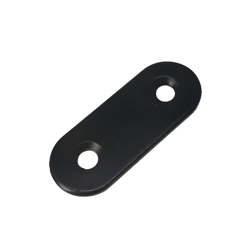 Alamic Straight Brace Stainless Steel Black Straight Flat Brace 16