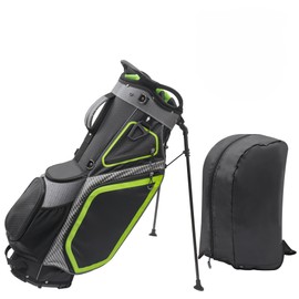 14 Way Golf Stand Bag, Golf Bags for Men with Stand, Full Length Top Dividers Ergonomic with 8 Pockets Golf Club Bags Lightweight and Durable for Men & Women