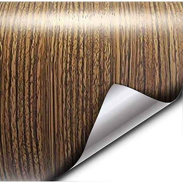 VVIVID Driftwood - Rollo de vinilo con textura de grano de madera para muebles de oficina y hogar, fácil de instalar, sin ensuciar (2 pies x 122 cm)