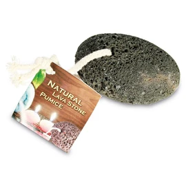 Natural Pumice Stone with Rope, 7 cm x 9 cm