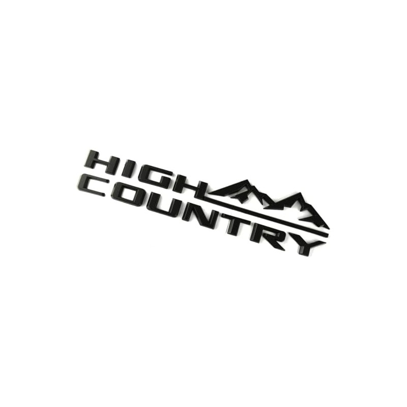 1Pc High Country Emblem Rear Tailgate Letter Logo Car Badge