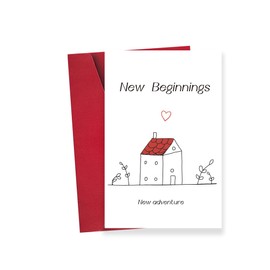 Detuca New Home Card, Housewarming Card, Congratulations on Your New House Gifts, New Apartment