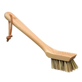 Redecker Union Fiber Dish Brush with Scraping Edge and Oiled Beechwood Handle, Made in Germany