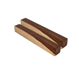 Exotic Wood Zone Cocobolo Raw Lumber Turning Blanks (2-Pack) - Kiln-Dried Exotic Hardwood for Eco-Friendly Woodturning, Wood Lathe, and DIY Projects (1-1/2" x 1-1/2" x 6")