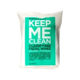 Formula 10.0.6 Keep Me Clean Clarifying Facial Wipes, 25 Pack