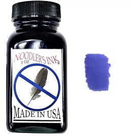Noodlers Fountain Pen Ink Bottle, X-Feather Blue, 3oz Glass Bottle