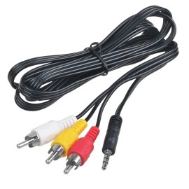 Fite ON 5ft 3.5mm Aux to 3RCA AV TV Cable Cord For Sony DCR-TRV140 DCR-TRV320 CamCorder