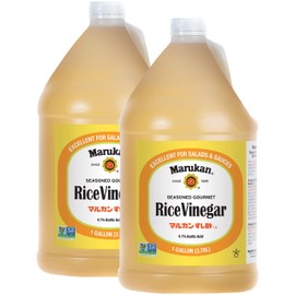 Marukan Seasoned Gourmet Rice Vinegar, 1 Gallon (Pack of 2)