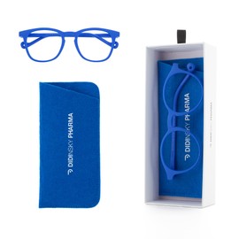 DIDINSKY Pharma Lesebrille - Ultraleichte und Robuste Lesebrille mit Blaulichtfilter und Antireflex-Beschichtung -Exklusiv für Apotheken - Unisex 4 Farben (LONDON, 1.0, x, Klein)