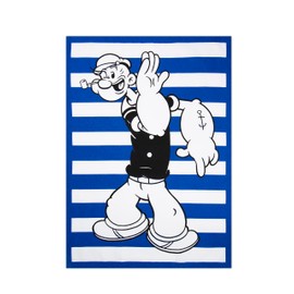 Excelsa Popeye 100% Cotton Tea Towel 70 x 50 cm with Buttonhole