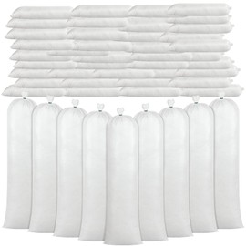 Threan 50 Pcs Sand Bags for Flooding Heavy Duty Sand Bags White Sandbags for Flooding Tube Sandbags Empty Sand Bags for Water Barrier Flood Barrier
