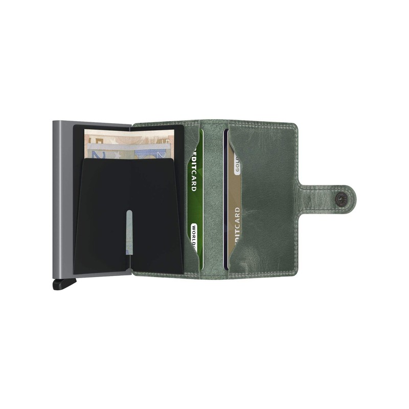 Secrid Men's Cardprotector Travel Accessory Envelope Card Holder, Sage, Casual