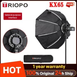 Triopo US Triopo KX65 65cm Portable Camera Flash Octagon Softbox For Speedlite Flash
