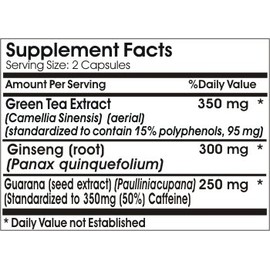 Energy Stamina Max ~ 90 Capsules - No Additives ~ Naturetition Supplements