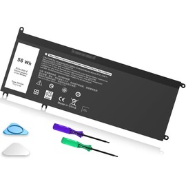 COWOOGMZ 56WH 33YDH Laptop Battery Compatible with Dell Inspiron 17 7000 7773 7778 7779 G3 15 3579 15 7577 G5 5587 G7 7588 Latitude 13 3380 14 3490 15 3590 99NF2 PVHT1 P72F P30E 81PF3 081PF3 P30E001