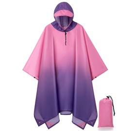 AIMLYXEE Fold Raincoat for Men & Women, Waterproof Emergency Rain Jacket, Ultra-Lightweight & Packable Raincoat for Outdoor