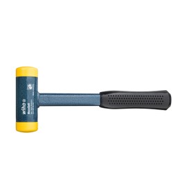 Wiha Blow Soft Face Hammer with Medium-Hard Plastic Inserts