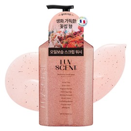 Rupcent Body Scrub Wash Flower Market White Tulip Fragrance, 500ml, 1 piece / 럽센트 바디 스크럽 워시 플라워마켓 화이트튤립향, 500ml, 1개