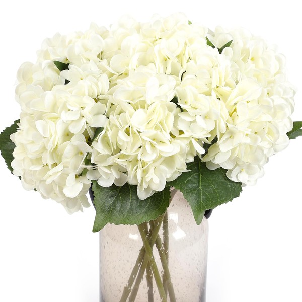 Kimura's Cabin Kimura's Cabin 6 Pcs White Hydrangea Flowers Bouquets