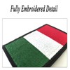 AXEN Italy Flag Patch, Embroidered Italian Flag Tactical Patches Hook