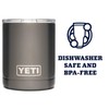 YETI Rambler 10 oz Lowball, Vacuum Insulated, Stainless Steel with