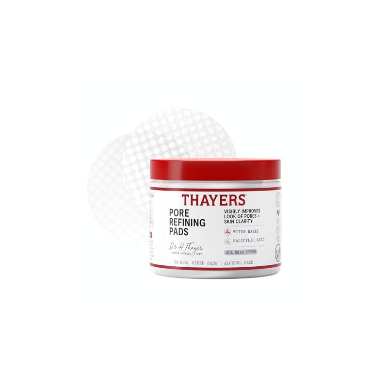 Thayers Pore Refining Exfoliating Toner Pads for Clear Skin