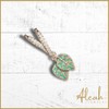 Aretes | Aretes Arracada de Hojas con Zirconia verde en