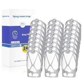 UBeesize 24 Pack Refill Cartridge for Zevo M364 and Max, Replacement Refill Compatible with Zevo Plug-in Light, 100% Fit (24Cartridges)