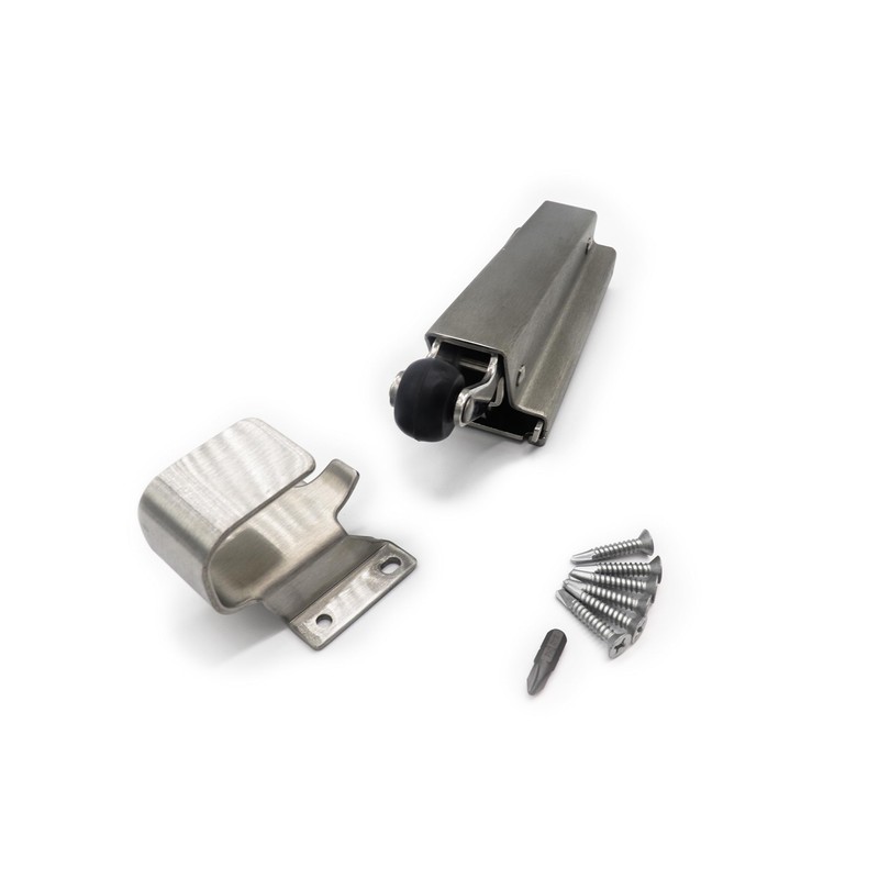 COMPONENT HARDWARE KEIL W94 SATIN STAINLESS STEEL CONCEALED Mount HYDRAULIC