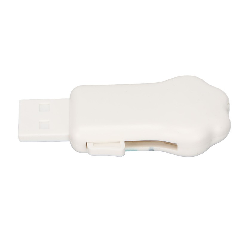 Memory Stick Olive Green Tabby Pattern Cat Paw Shape USB