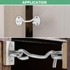 M METERXITY 2-Pack Hook and Eye Latch for Door 3
