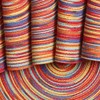 Alnicov 4pcs Cotton Woven Rattan Heat-Resistant Tablema,11.8Inch 30cm Round Placemats