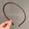 Herbeluemily Headband with Faux Leather, Fine Point, Stylish, Adult, Simple,