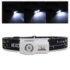 Bright LED Rechargeable Headlight USB Charging Sensing Hiking Head Lamp