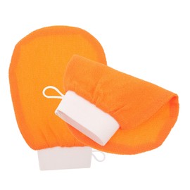 TOVINANNA 2pcs Quality Rayon Shower Glove Exfoliating Glove Bathing Towel Back Scrubber for Daily Use