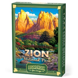 Boardwalk Puzzles Premium Featherlight Unique Playing Cards, Fun Themed Deck for Home and Travel | Zion National Park