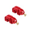 POFET 2pcs Universal Circuit Breaker Lockout Red with Twisted Screw,
