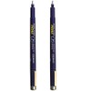 Sakura Crepas Water Based Markers, Pigma, 0.5mm, Black, ESDK05#49, Set of 2