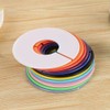 JIHUOO Pack of 10 Clothing Rack Size Divider Writeable Round