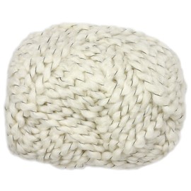 hamanaka Real Wool Felt Flocked curls G White H440 – 005 – 521 