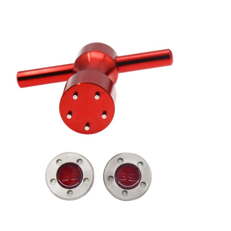 (35.0 grams) - HISTAR 2Pcs Golf Custom red Weights +