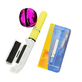 Fishing Alarm Bell, 4Pack Fishing Glow Sticks with Buckle, Rod Tip Lights, Night Fishing, Waterproof Luminous Glow Fishing Light For Sea Fishing Rod, Fishing Accessory Fishing Enthusiasts (Color A)