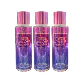 Victoria's Secret LOVE SPELL CANDIED Fragrance Mist 8.4 fl oz - Pack of 3
