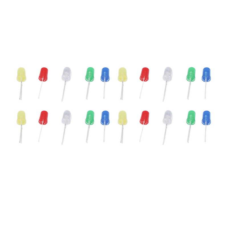 1000Pcs LED Light Emitting Diode Assortment Kit Bulb Lamp Components