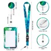 cobee Badge Holder with Lanyard, Retractable Starry Sky ID Card